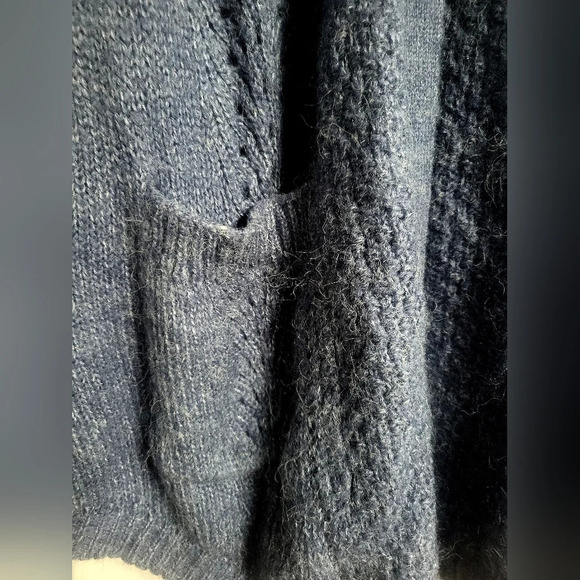 Candie's - NWOT- Slate Blue, Super Soft, Drape front Boho cardigan- Size XL - Picture 6 of 6